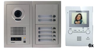 Aiphone - Deurintercom-set deurstation-set gt-bv6f