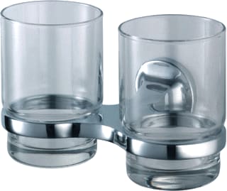 Haceka - Aspen Glashouder Dbl Glas Chr