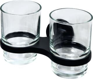 Haceka - Aspen Glashouder glashdr dbl glas zw