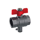 Siemens - Energie & Watermeters WZT Fitting met 2 aansluitingen Kogelkraan Wzt-K34