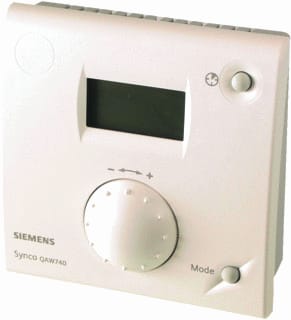 Siemens - Ruimtetemperatuurreg. bussysteem Synco700 Ruimtebdnapp Knx