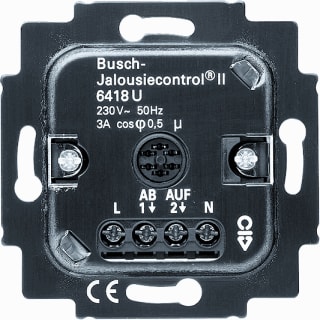 ABB Busch-Jaeger - Basiselement zonweringsturing Jaloezie besturing Jal Basis 6418U 3A Inb