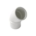 Nicoll - Fitting met 2 aansluitingen Akth Pvc Bocht 32 45Gr M/S Wit