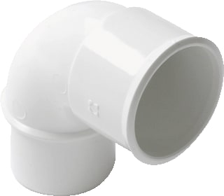 Nicoll - Fitting met 2 aansluitingen Akth Pvc Bocht 32 87Gr M/S Wit