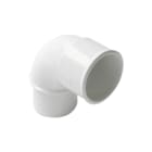 Nicoll - Fitting met 2 aansluitingen Akth Pvc Bocht 32 87Gr M/S Wit