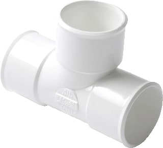 Nicoll - Fitting met 3 aansluitingen Akth Pvc Tstuk 3Xm 32 87Gr Wit