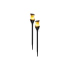 Interlight - Tuin-/voetpadverlichtingsarmatuur Solar Tuinfakkel 2Stuks