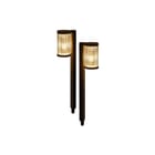 Interlight - Tuin-/voetpadverlichtingsarmatuur Solar Tuinlantaarn 2Stuks