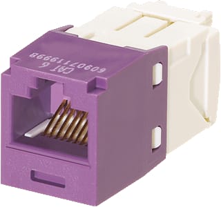 Panduit - Mini-Com TG Modulaire connector Cj Utp 6 Violet