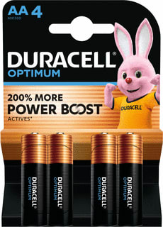 Duracell - Optimum Batterij, niet oplaadbaar Alka Aa Br4