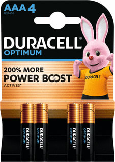Duracell - Optimum Batterij, niet oplaadbaar Alka Aaa Br4
