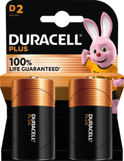 Duracell - Plus Batterij, niet oplaadbaar Alka D Br2