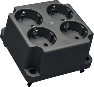 ABB - Hafobox 3640 S Deksel voor opbouwdoos wand/plafond Deksel 3640 4V Wcd Grijs