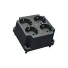 ABB - Hafobox 3640 S Deksel voor opbouwdoos wand/plafond Deksel 3640 4V Wcd Grijs