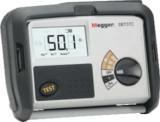 Megger - DET3TC Aardweerstandsmeter Aardverspr Det3Tc+Kws