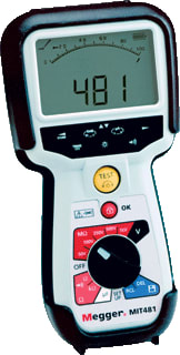 Megger - MIT400 Serie Isolatieweerstandsmeter isolwstmtr mit481 50/1000v