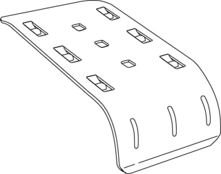 Legrand - Cablofil DEV100 Afbuigplaat kabelladder Afbuigplaat Thvz