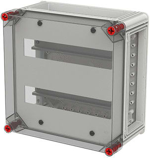 ABB - VMS Installatiekast leeg Kast+2 Din Rails 150Mm