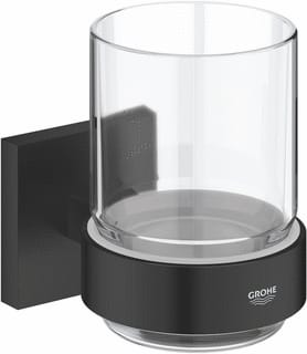 Grohe - Start Cube Glas/tandenborstelhouder Gls + Hdr Mzw