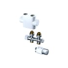 Oventrop - ACC Rad. aansl. combi. v decorradiator onderblok figacc021