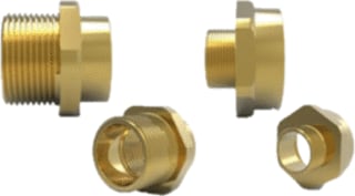 HAWKE - Verloopring kabel-/buisinvoer Brass Eexde Reduc 476 M25
