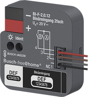 ABB Busch-Jaeger - I/O-module bussysteem Bi-F-2.0.12 Bin Ing 2Vd Inb