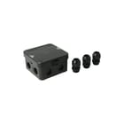 Attema - Cable-mate AK1 Opbouwdoos wand/plafond Kabelds M20 Ip65+W Zw