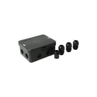 Attema - Cable-mate Ak2 Opbouwdoos wand/plafond Kabelds M20 Ip65+W Zw