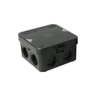 Attema - Cable-mate AK1 Opbouwdoos wand/plafond Kabelds M25 Ip65 Zw