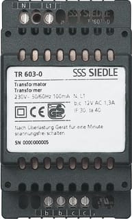 Siedle - TR Universele voedingseenheid Trafo 603-0
