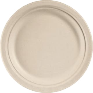 Duni - Bord/schaal (servies) Rond 22Cm Bruin Ds50