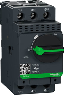 Schneider Electric - TeSys Vermogensschakelaar Scheider Gv2L04 0.63A