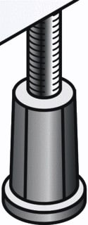 Laufen - Douchebakdrager/-poten/-frame dbakpoten 80x80+90x90