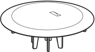Geberit - Toebeh./onderd. badkameraccessoires Afvoerdeksel D90 Dbafvoer