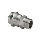 Viega - Sanpress Inox 2311 Fitting met 2 aansluitingen Sanp Overgangst Rvs 15X3/4Bu