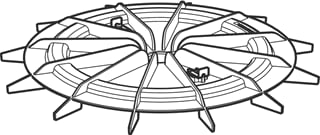 Geberit - Toebeh./onderd. lijnafwateringsgoot Bladkorf Pluvia Afvtr 25Ls