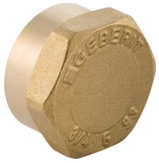 Geberit - Fitting met 1 aansluiting Eindkap /Verdlr Bi Mes 3/4
