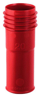 Geberit - Pushfit Toebeh./onderd. therm. buisisolatie tbh iso rood d20