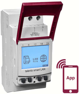 Grasslin - Talento Smart Digitale schakelklok vr paneelbouw Lan Module