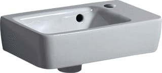 Geberit - Renova Plan Wastafel / Fontein Font 36X25 R M/Ol Wit