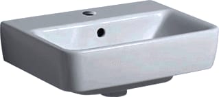 Geberit - Renova Plan Wastafel / Fontein Font 45X34 +Krg +Ol Wit
