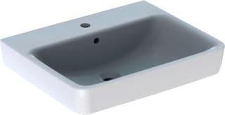 Geberit - Renova Plan Wastafel / Fontein Wastfl 60X48 +Krg +Ol Wit