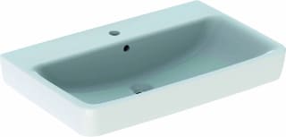 Geberit - Renova Plan Wastafel / Fontein Wastfl 75X48 +Krg +Ol Wit