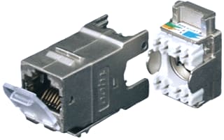 COMMSCOPE NETCONNECT - Twist SL Chassisdeel Modulaire connector mj twist-6s + stofkap xd