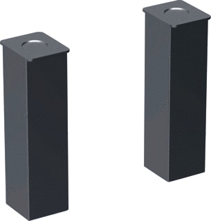 Geberit - Renova Plan Meubelvoet Steunpset 2324,5Cm Verchr