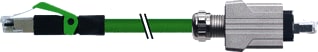 MURR - Patchkabel twisted pair v industrie pur 2x2xawg22 gn ul 2m