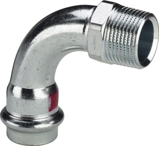 Viega - Prestabo 1114 Fitting met 2 aansluitingen Presta Bocht 54 90Gr 2 Bu