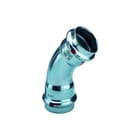 Viega - Prestabo 1126 Fitting met 2 aansluitingen Presta Bocht 35 45Gr