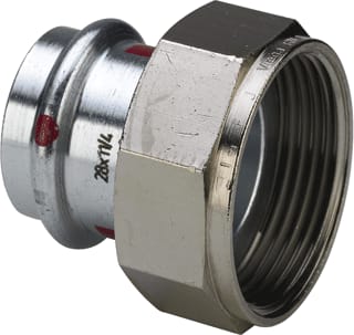 Viega - Prestabo 1163 Fitting met 2 aansluitingen Presta 2Dlg Kopp 28X1 1/4 Bi