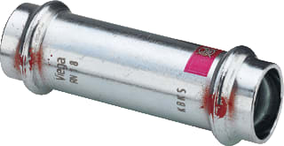 Viega - Prestabo 1115.5 Fitting met 2 aansluitingen Presta Schuifsok 22